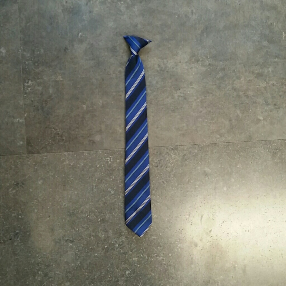 Boys Blue striped tie